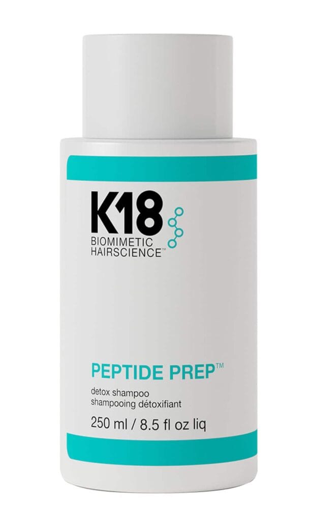 K18 Peptide Prep Detox Shampoo for dyprens av håret