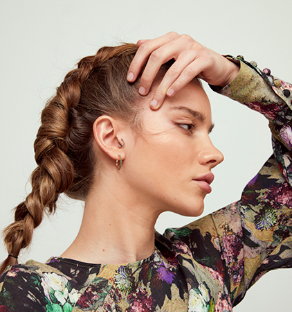 En løs Dutch Braid gir en avslappet og romantisk look.